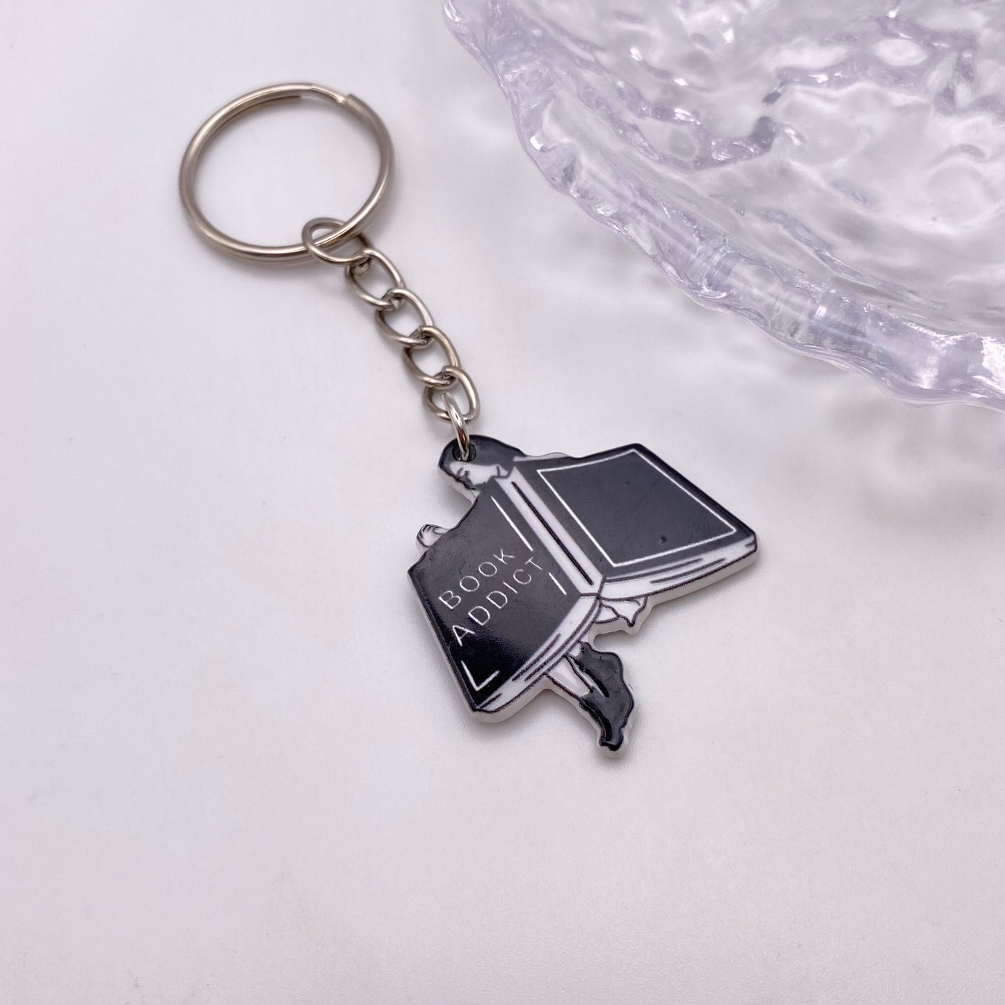 Book Addict Keyring