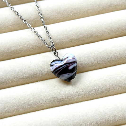 Purple Heart Necklace