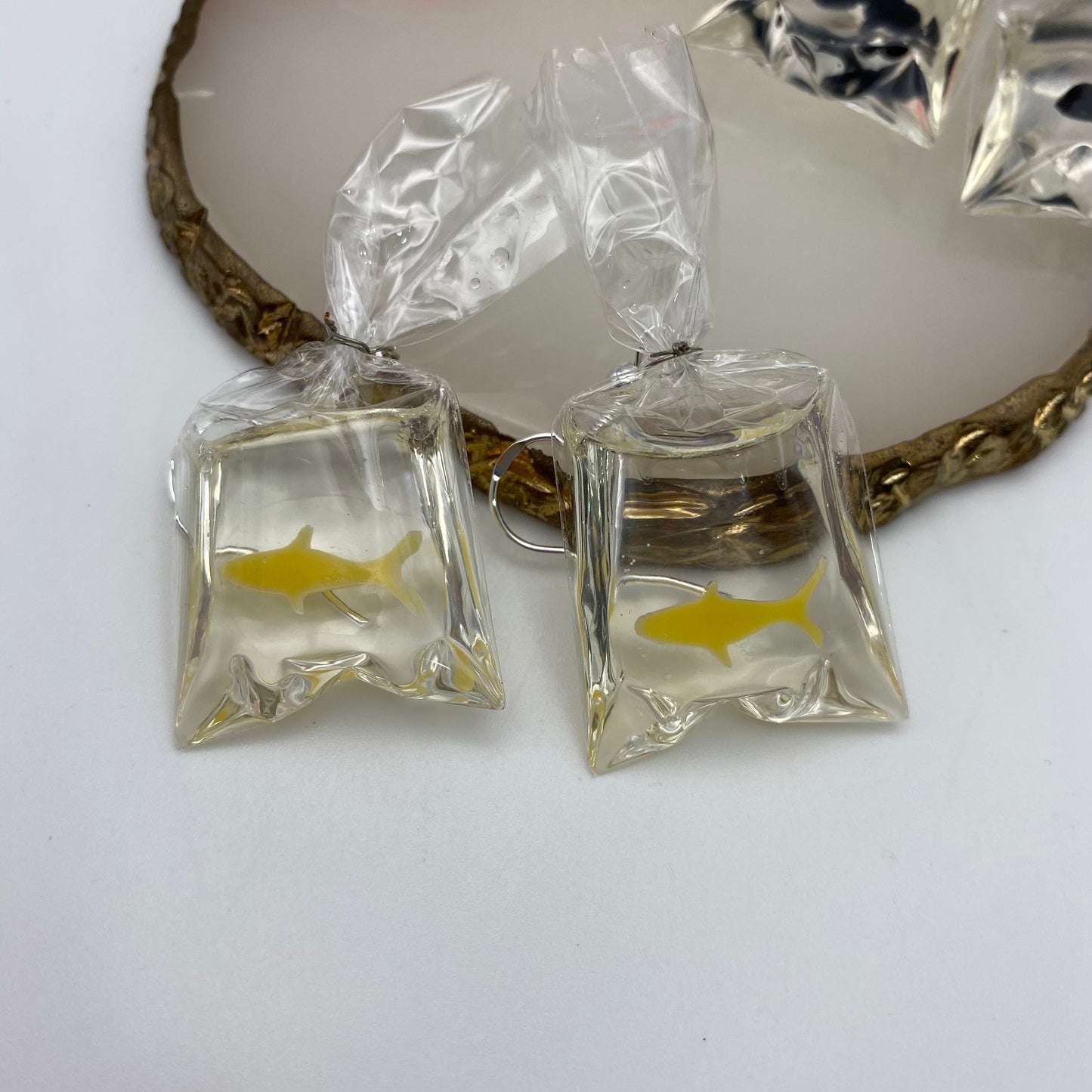 Fish Bag Earrings