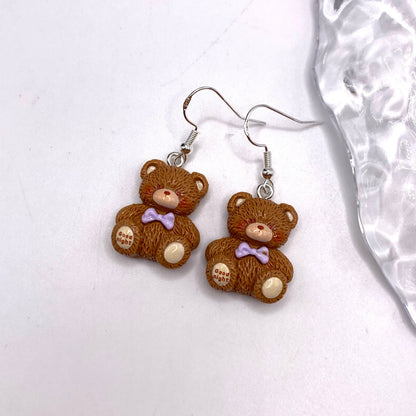 Teddy Bear Earrings