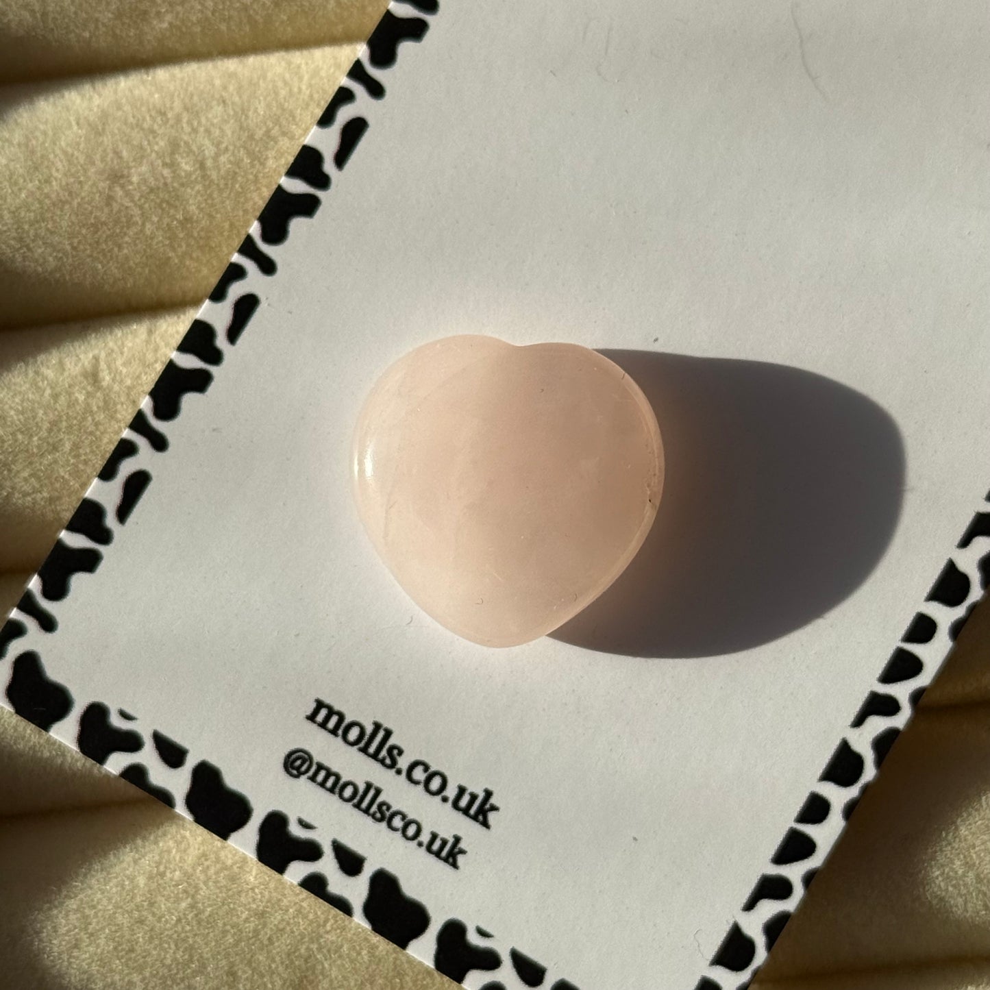 Rose Quartz Heart Tumble