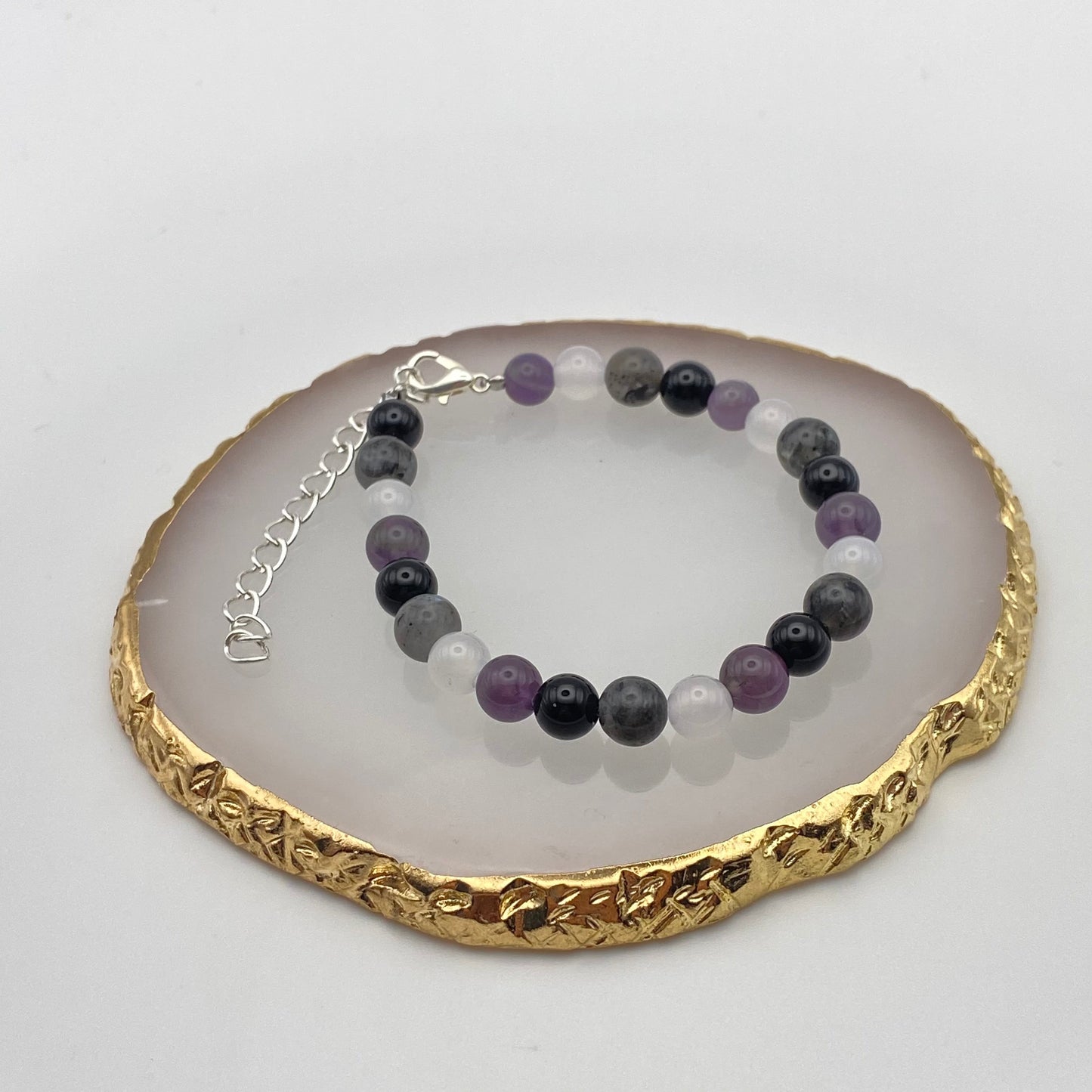 Round Rainbow Crystal Bracelets