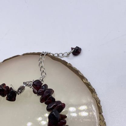 Garnet Crystal Bracelet