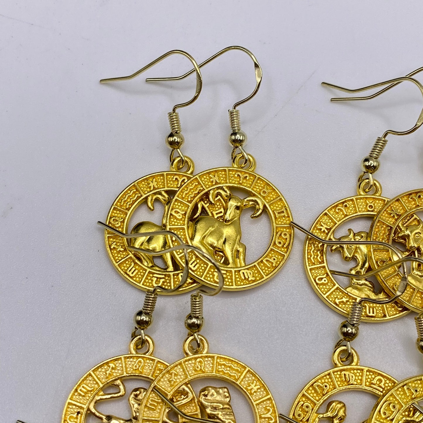 Gold Image Star Sign Earrings