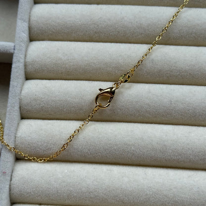 Gold Moth Necklace