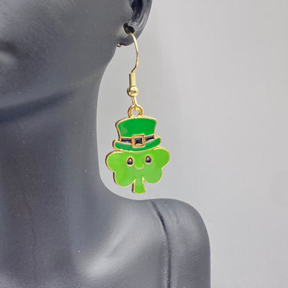 Clover Face Earrings