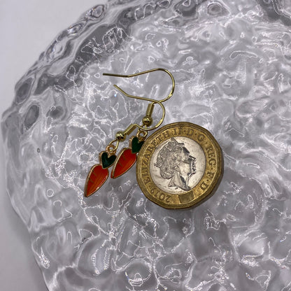 Carrot Earrings