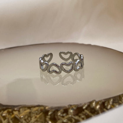 Wraparound Hearts Ring