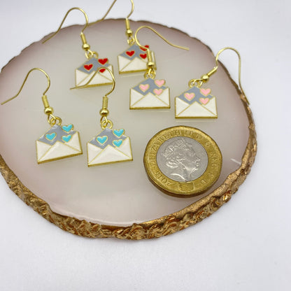 Sending Love Envelope Earrings