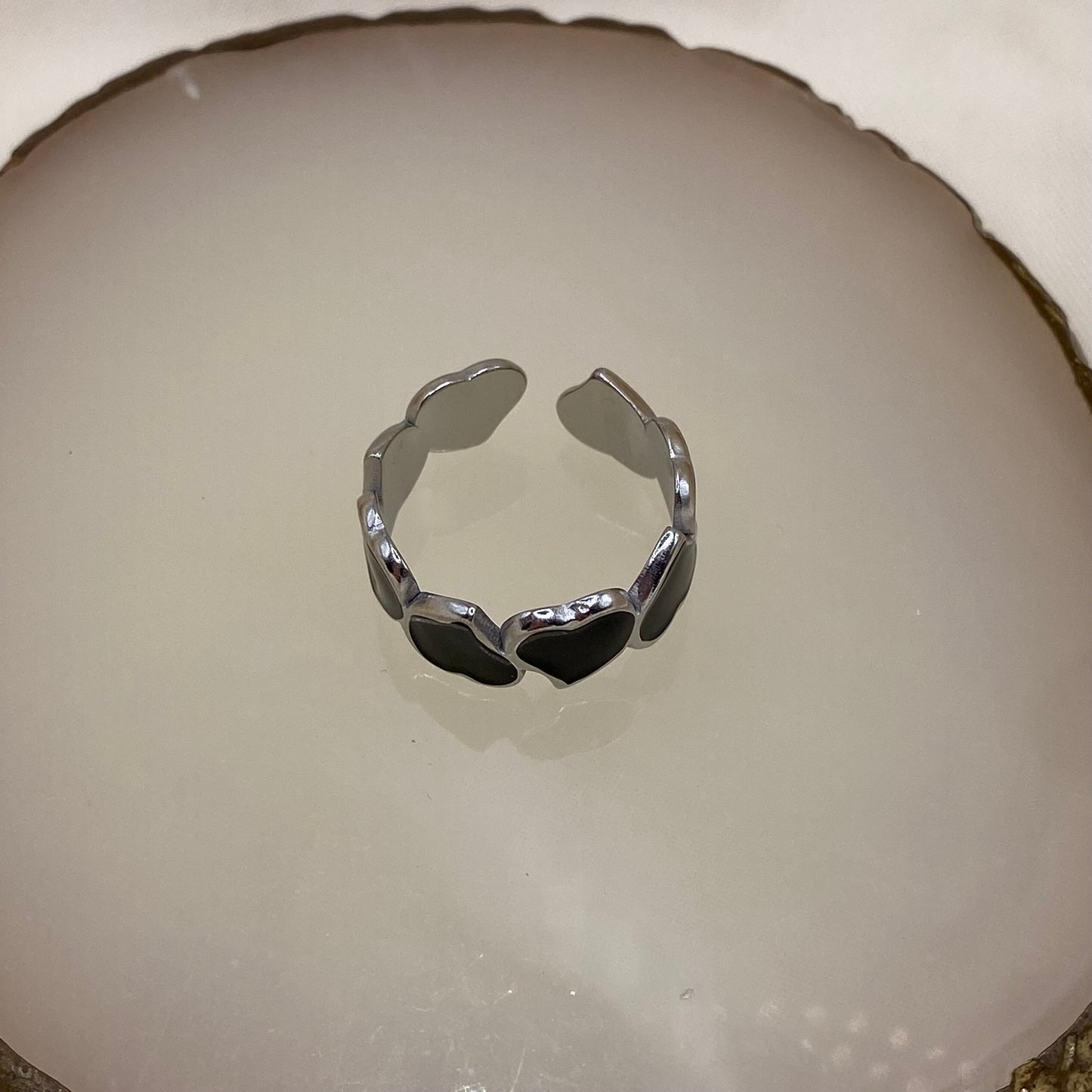 Black Heart Ring