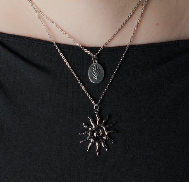 Leaf Imprint Necklace