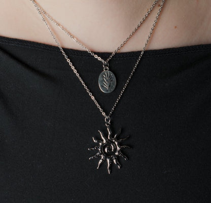 Leaf Imprint Necklace