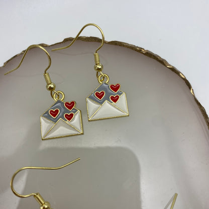 Sending Love Envelope Earrings