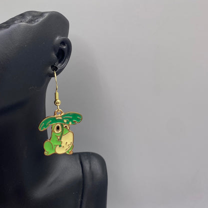 Frog Leaf Earrings