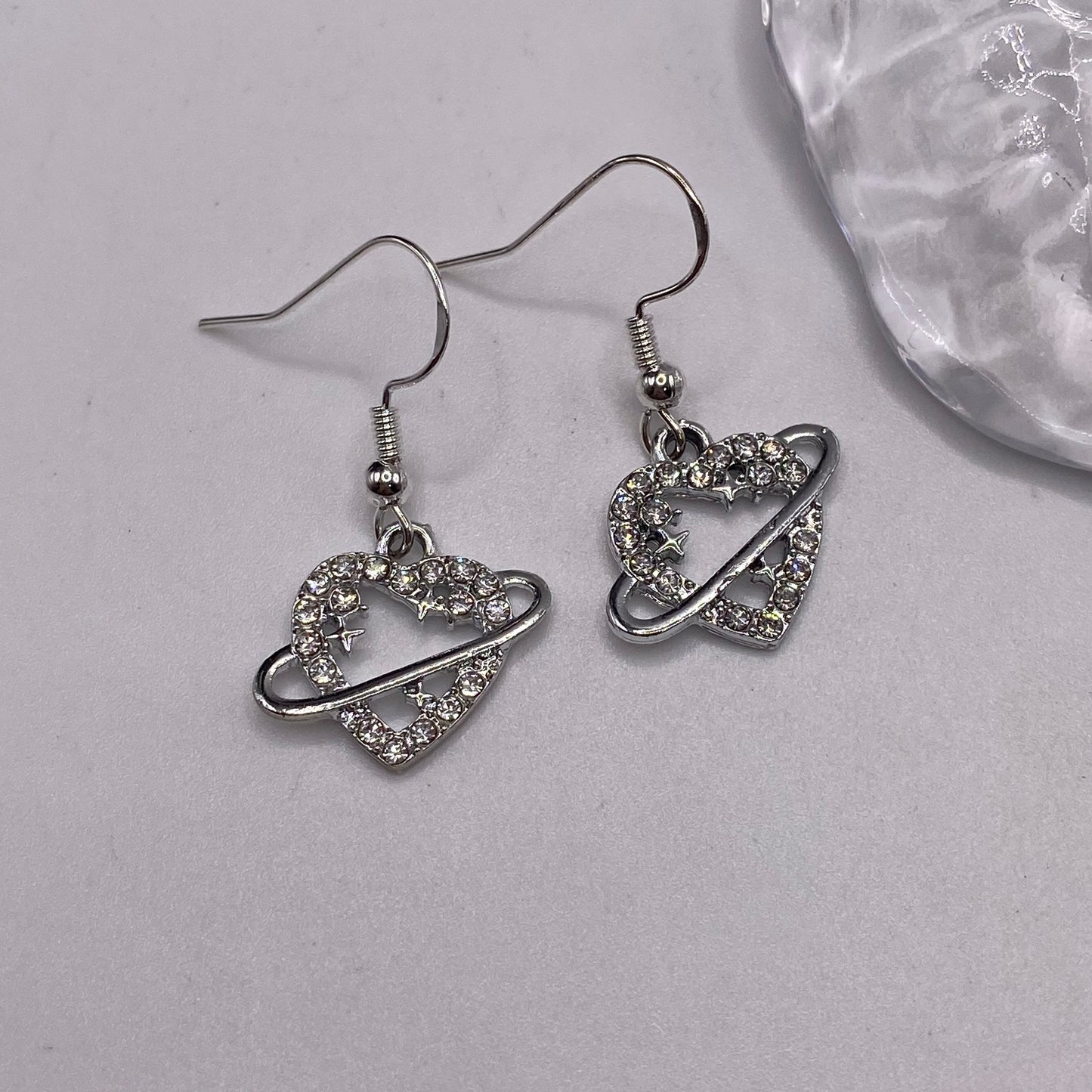 Sparkly Planet Earrings