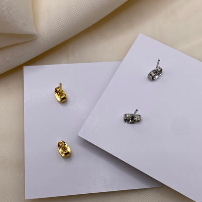 Melting Pearl Stud Earrings
