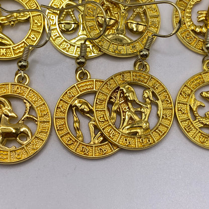 Gold Image Star Sign Earrings
