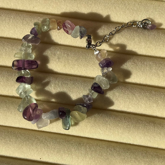 Fluorite Crystal Bracelet