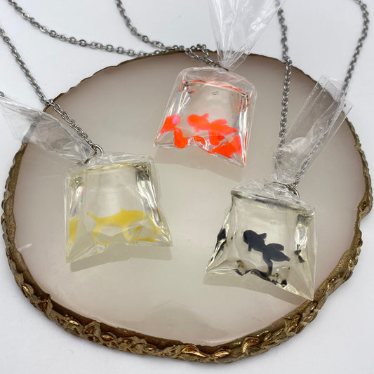 Fish Bag Necklace