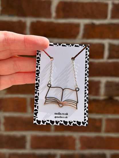 Book Connector Necklace