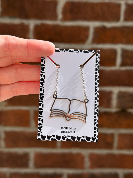 Book Connector Necklace