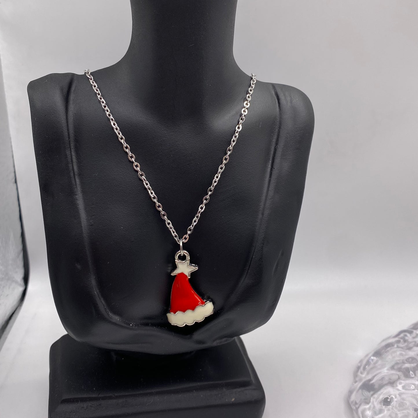 Santa Hat Necklace