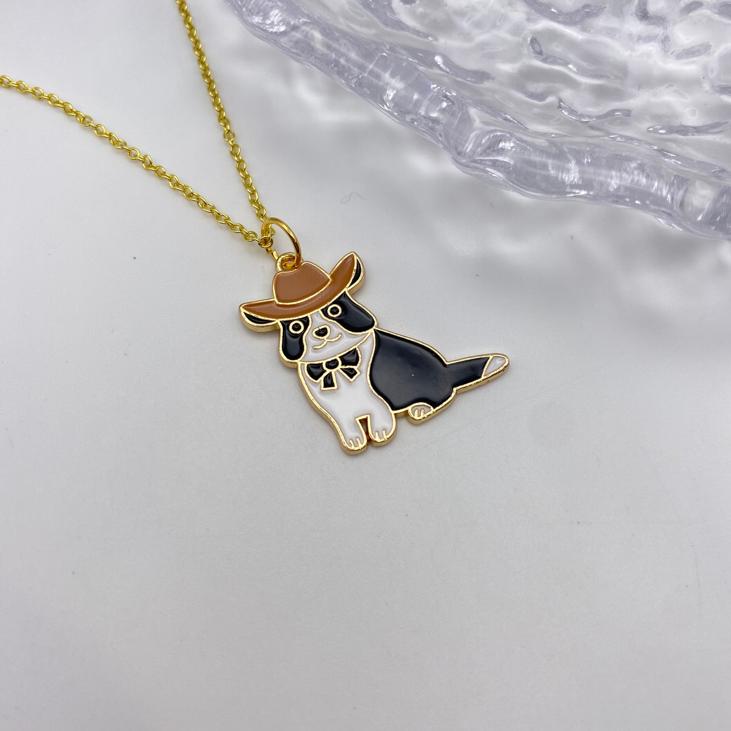 Cowboy Dog Necklace