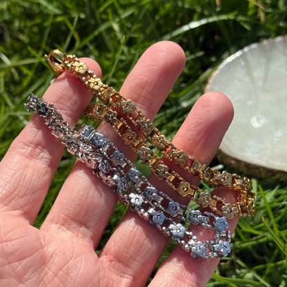 Chunky Flower Bracelet