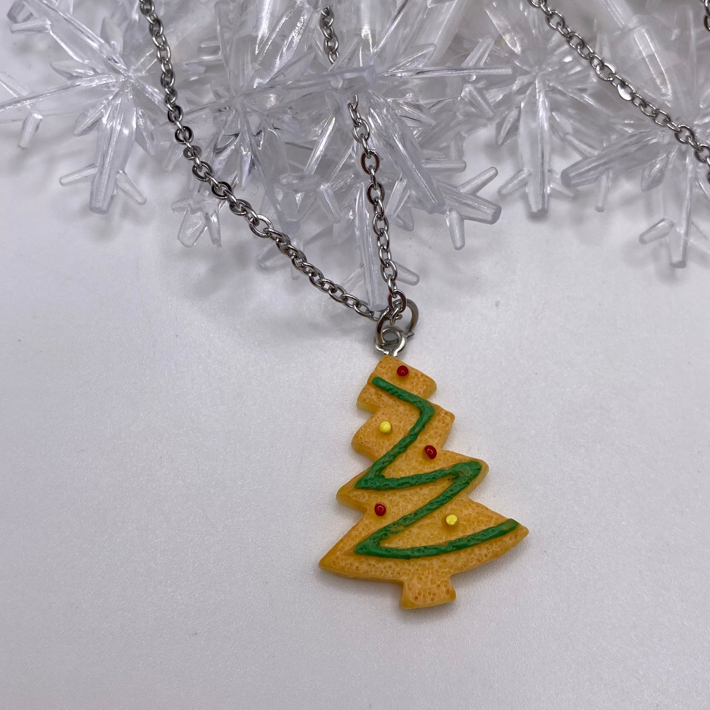 Gingerbread Tree Necklace