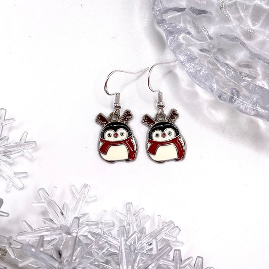Reindeer Penguin Earrings