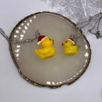 Santa Duck Necklace