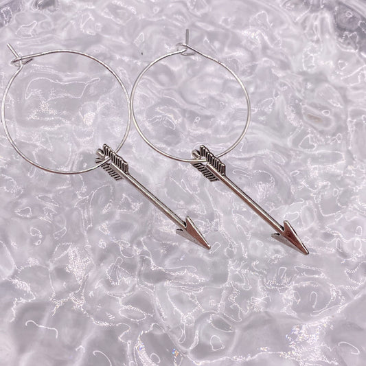 Arrow Hoop Earrings