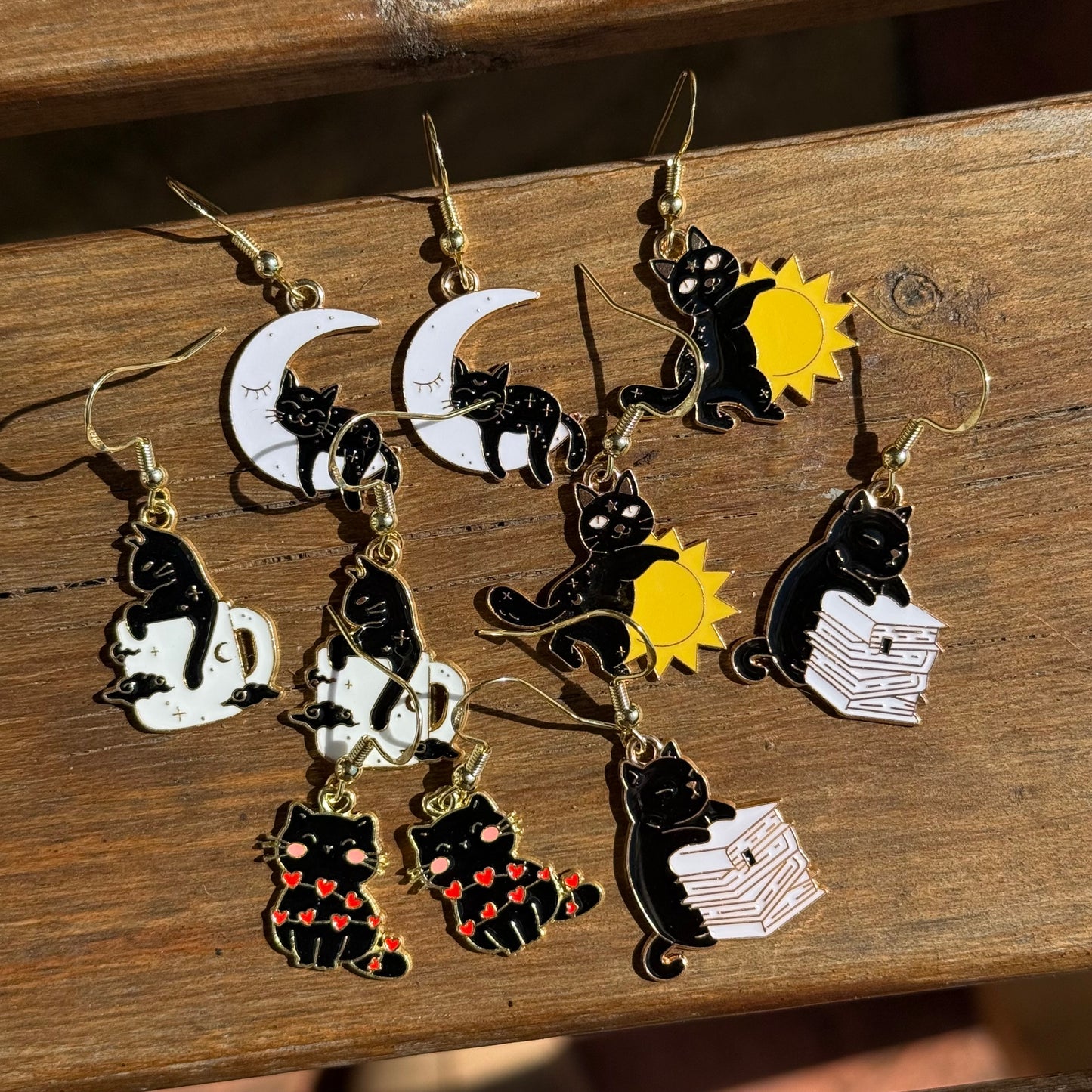 Self Care Cats Earrings