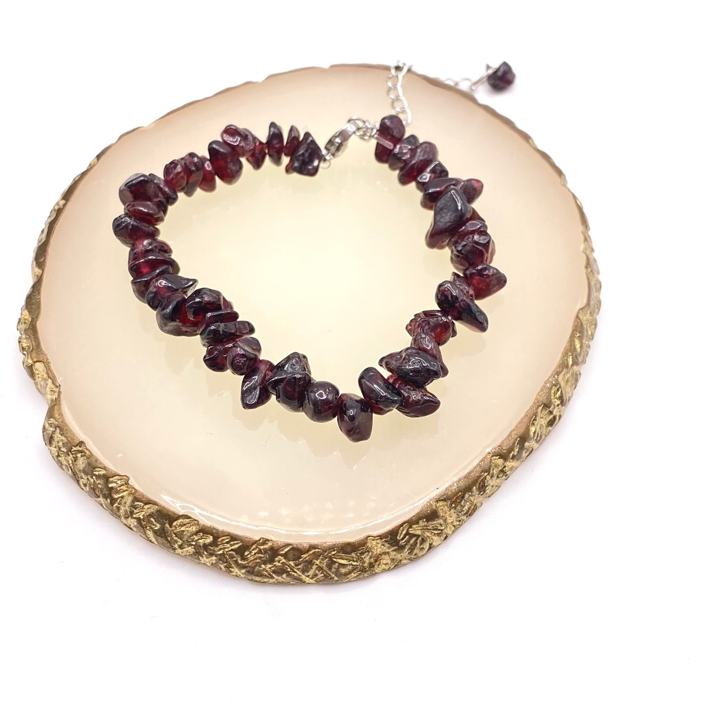 Garnet Crystal Bracelet