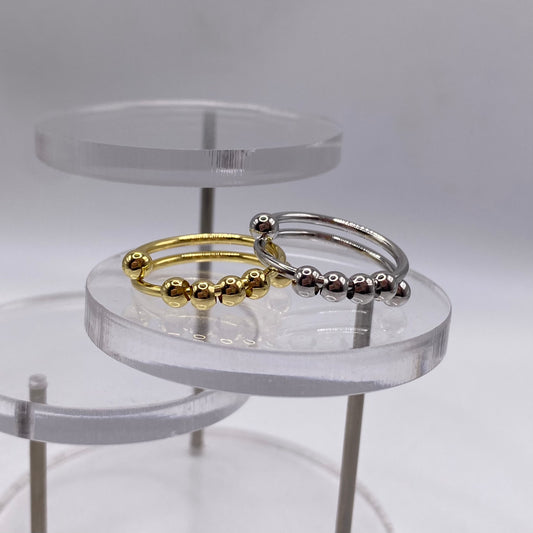 Anxiety Fidget Ring Moving Band