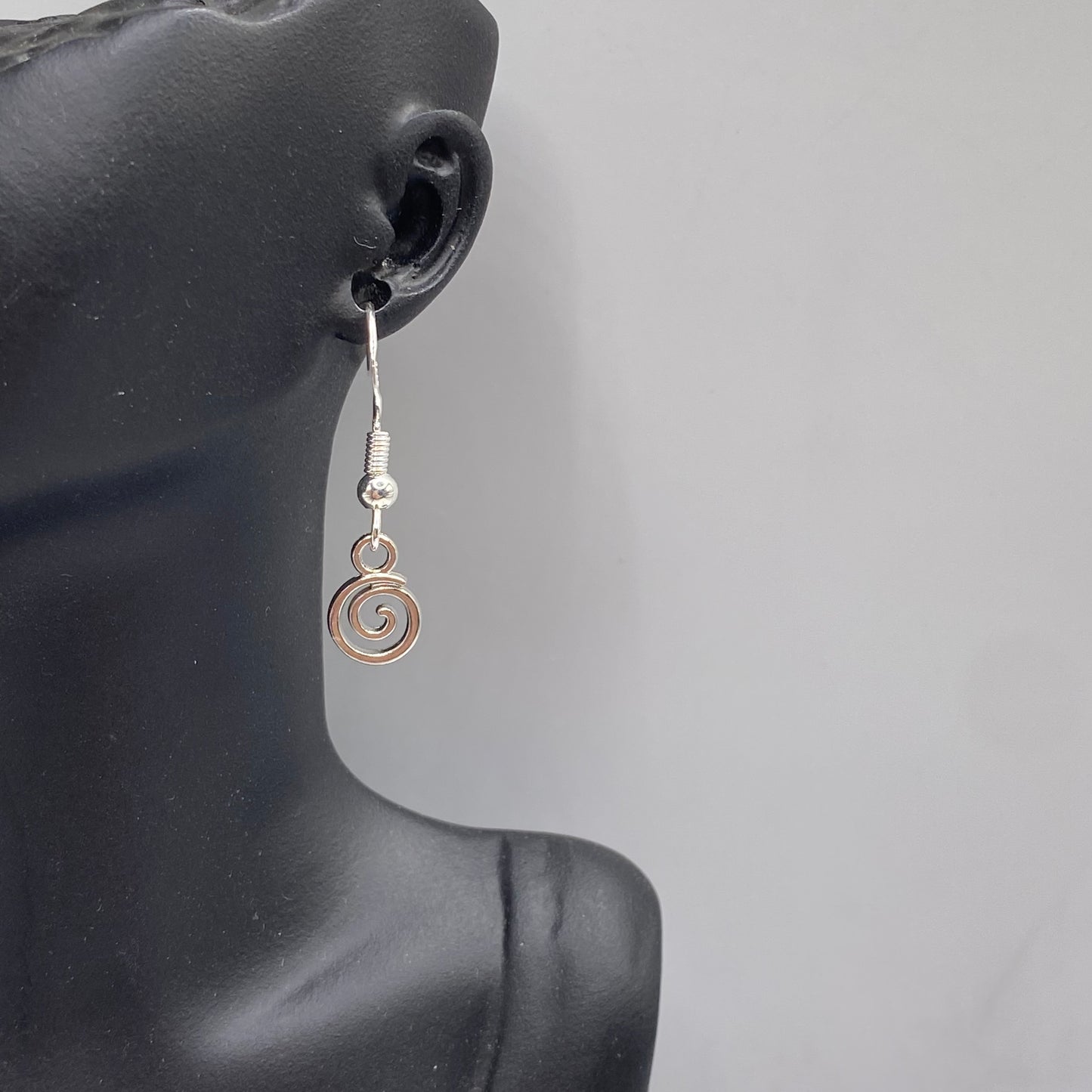 Small Rebirth Swirl Symbol Earrings