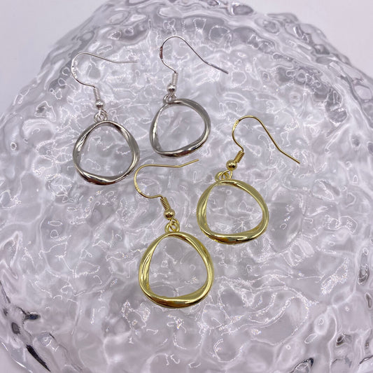 Silver Infinite Earrings