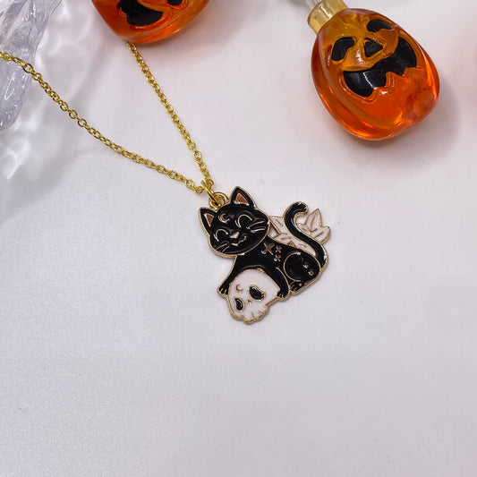 Skull Cat Necklace
