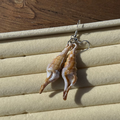 Beachy Shell Print Earrings