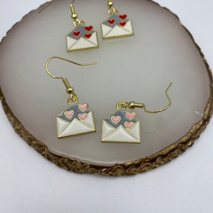 Sending Love Envelope Earrings