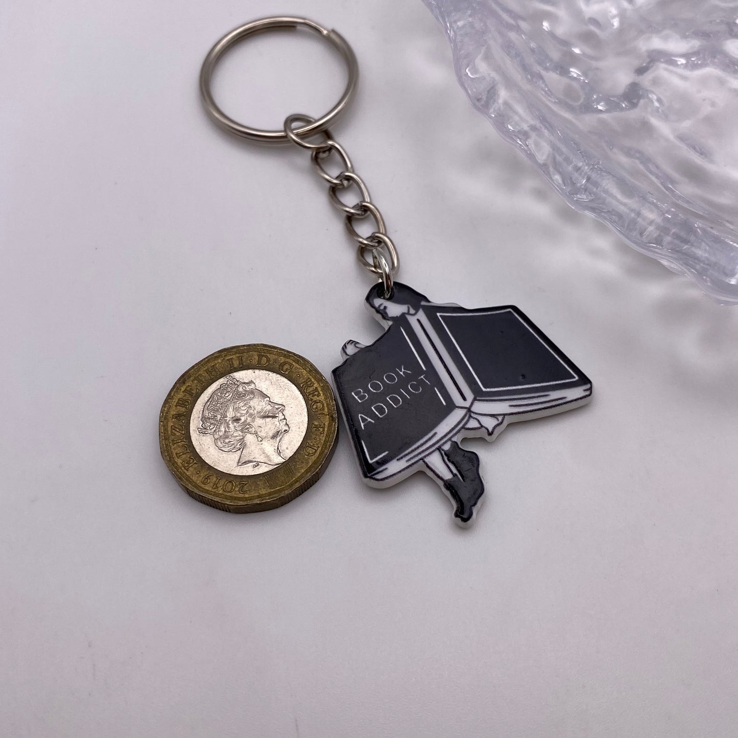 Book Addict Keyring