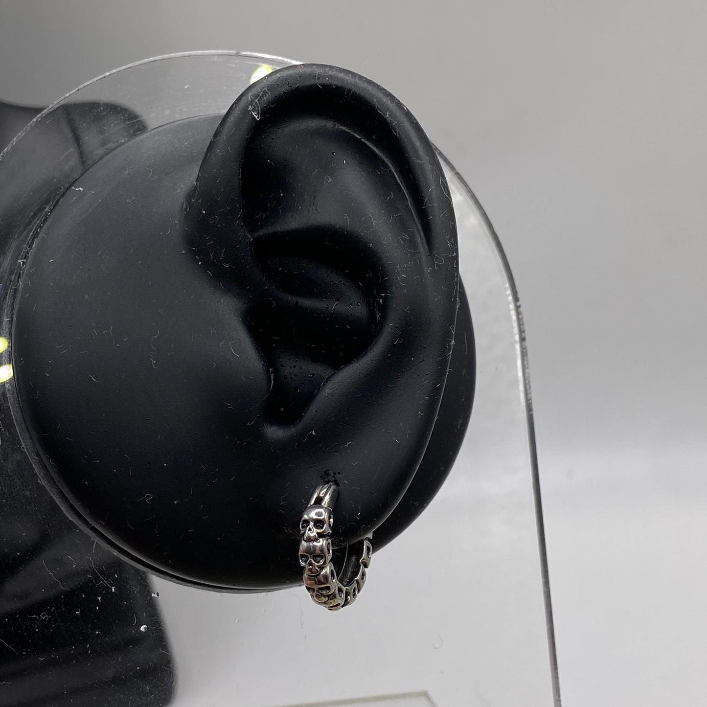 Skull Huggie Hoop Earrings