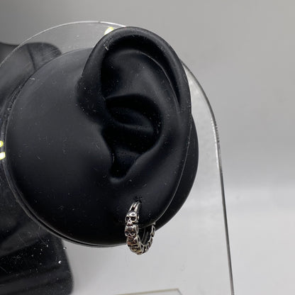 Skull Huggie Hoop Earrings