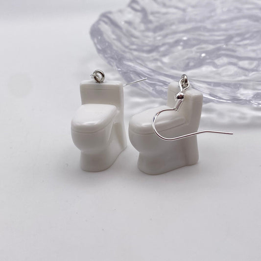 Toilet Earrings