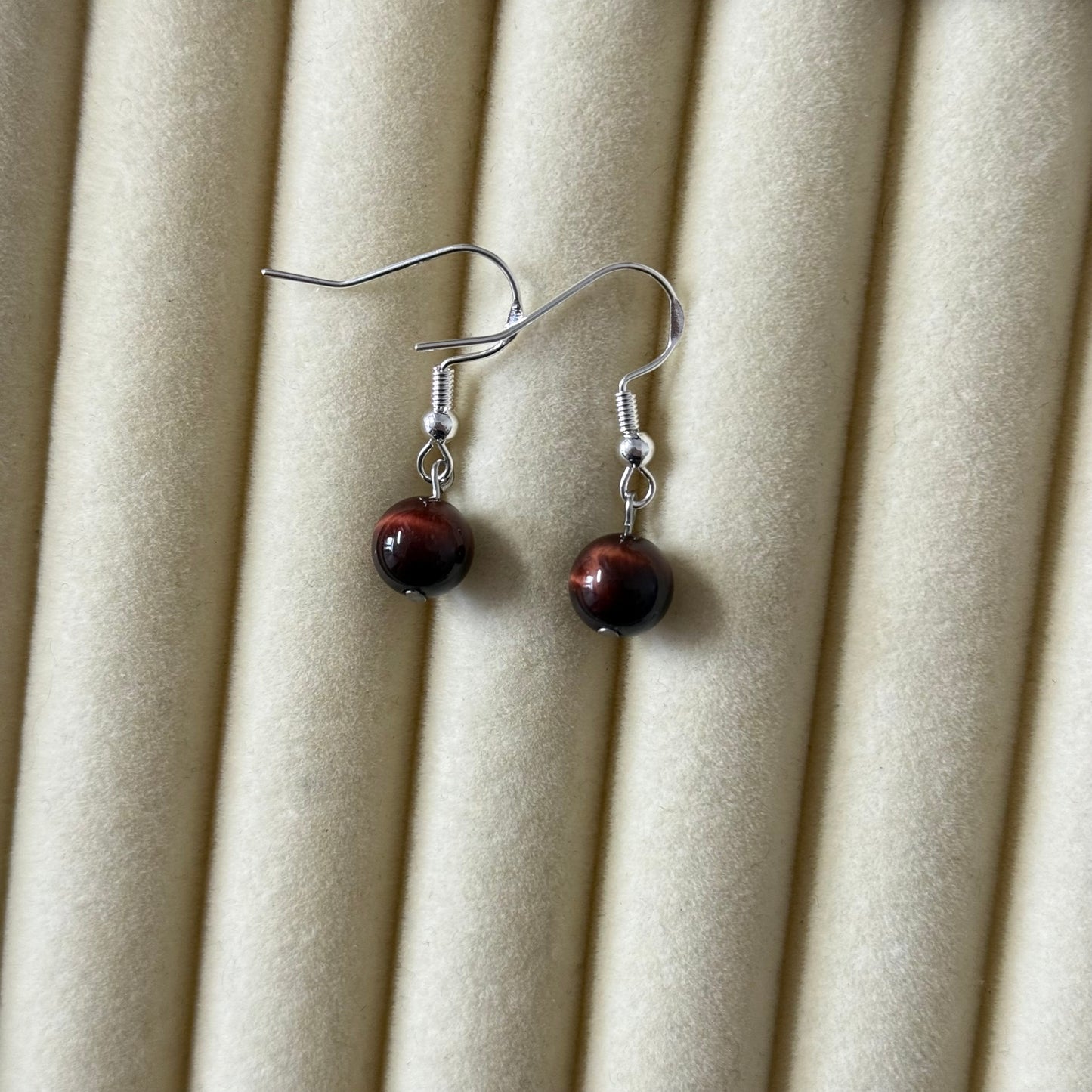 Big Tigers Eye Earrings