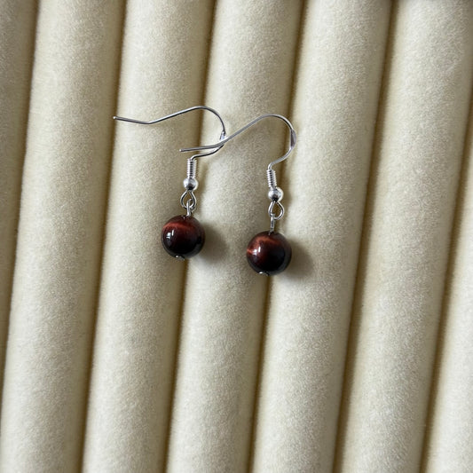 Big Tigers Eye Earrings
