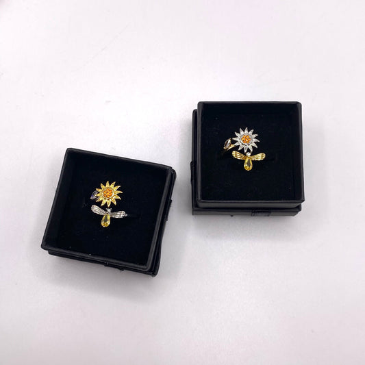 Anxiety Fidget Ring Sunflower