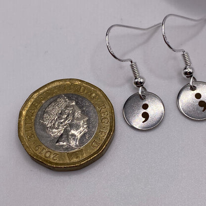 Semi Colon Earrings