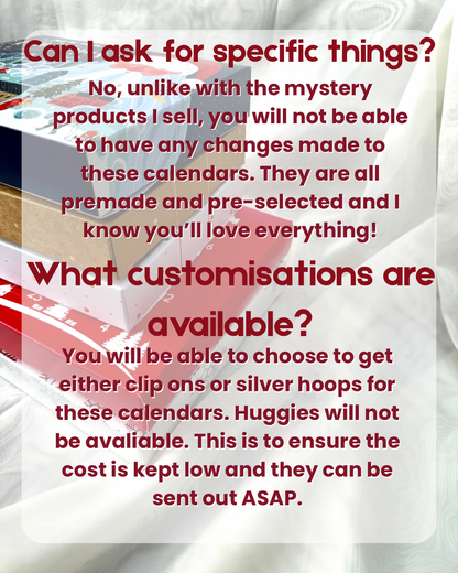 12 Day Mixed Jewellery Advent Calendar