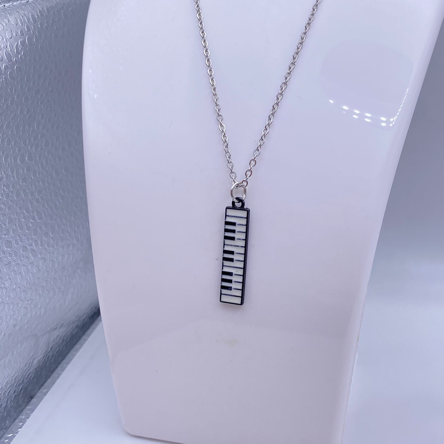 Piano Keyboard Necklace